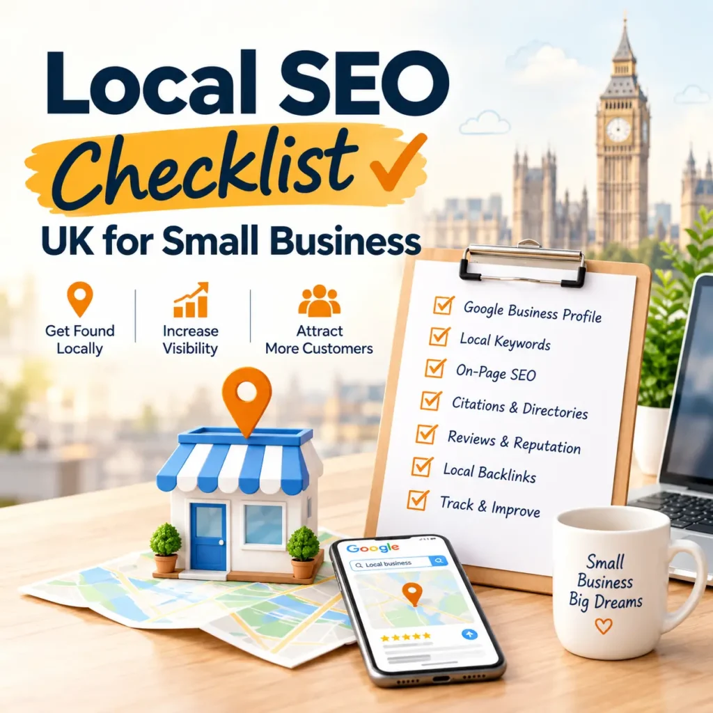Local SEO checklist UK for small business to rank locally