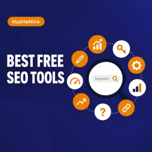 An image for best free SEO tools for beginners with their icons mentioned