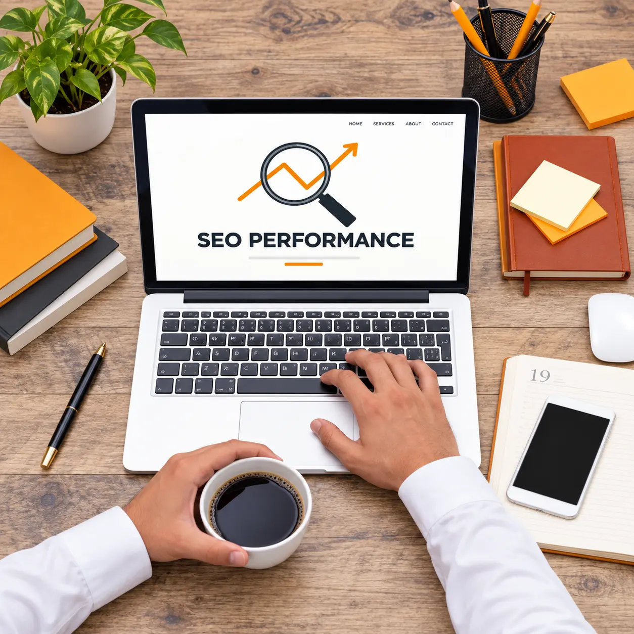 SEO Audit services analyzing backlinks, speed and technical problems